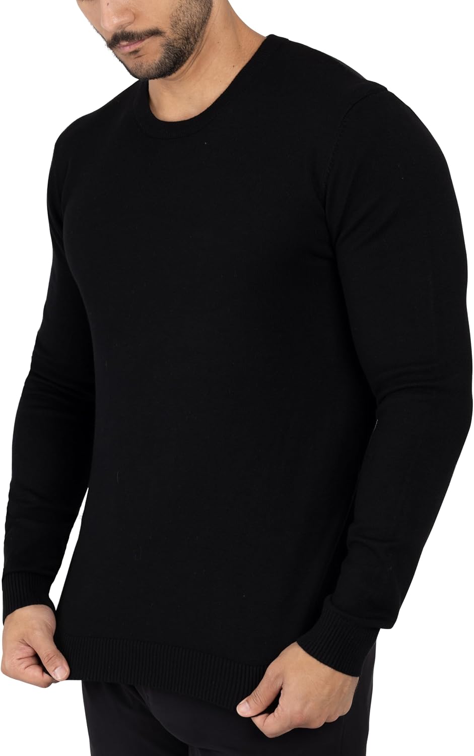 X RAY Mens Crew Neck Sweater Slim Fit Midweight Pullover Sweater for Men for Casual Dressy Wear (Big & Tall Available)