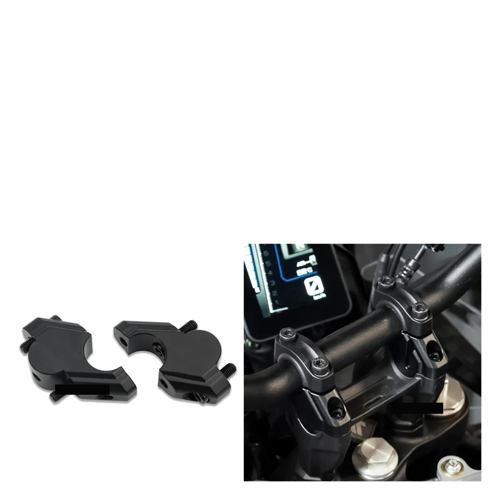 Adattatore Riser Manubrio Per TRACER 7/GT Per Tracer 7 7GT 2025 + Moto Manubrio Riser Trascinare Morsetto Estendere Adattatore Altezza Aumentare Codice