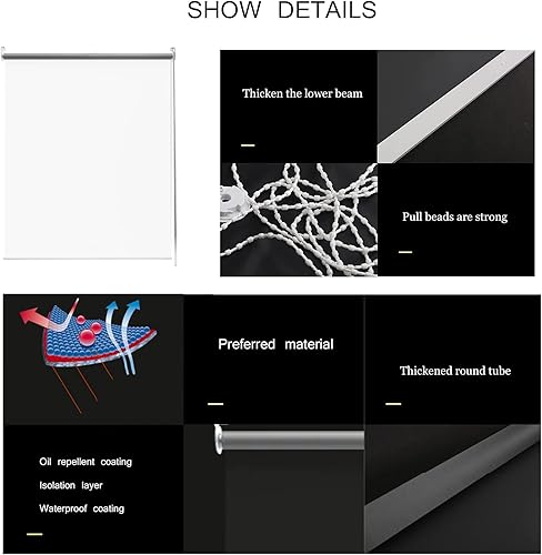 Miniatura 6 de Persiana enrollable de plástico de vinilo, persianas enrollables de plástico PVC, persiana enrollable exterior transparente para pérgola para