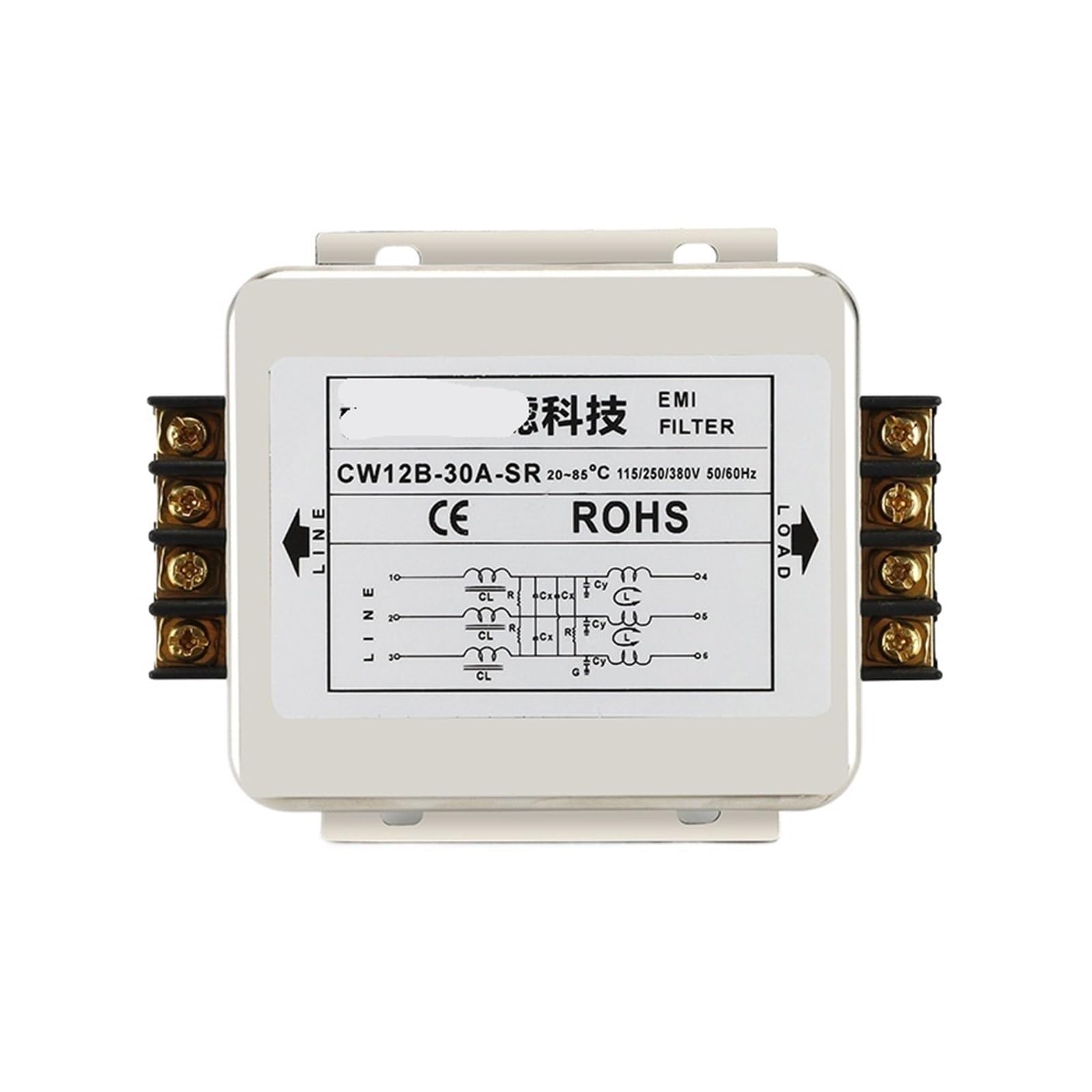 Filtre d Alimentation triphase CW12B-SR bornier Rail