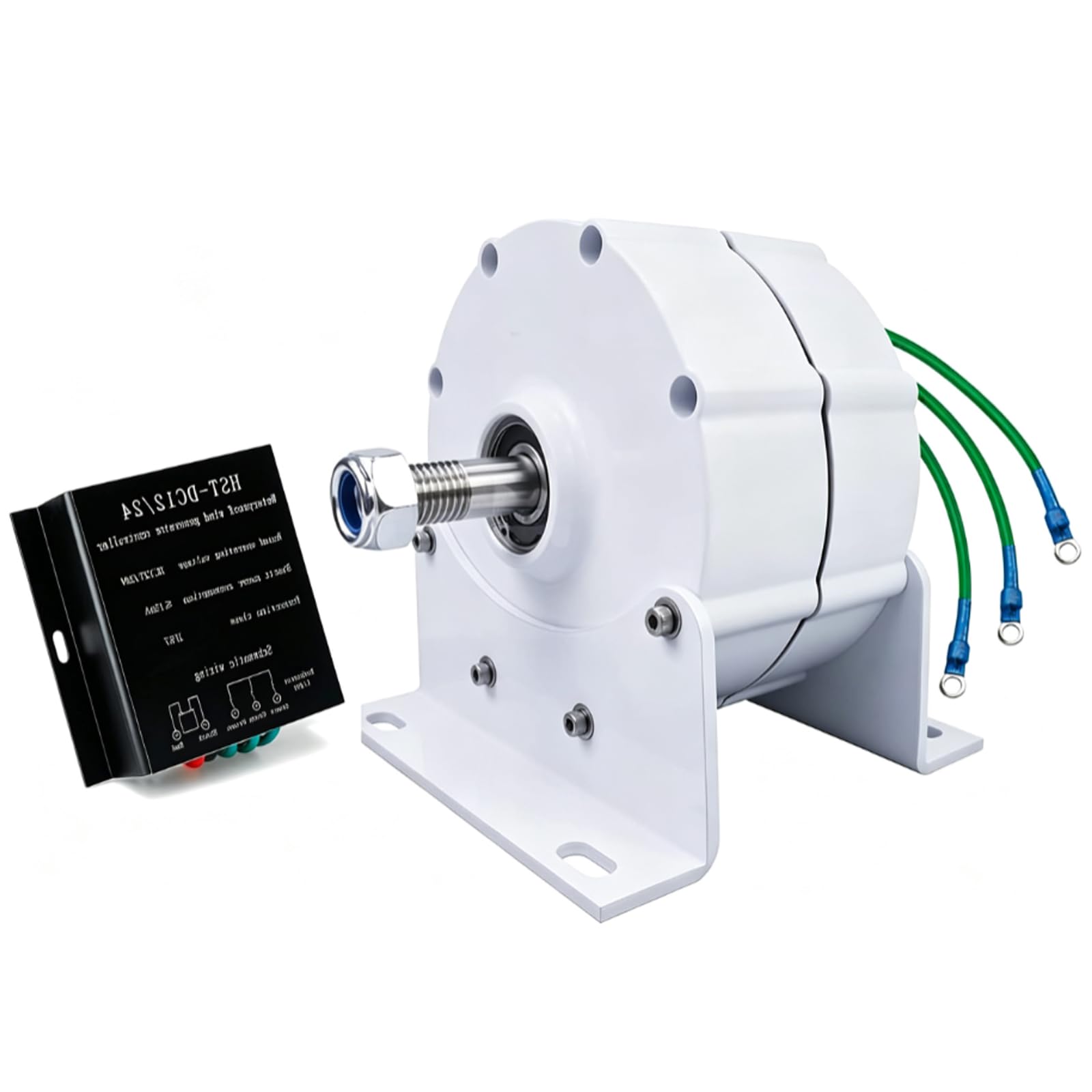 Generador De Imanes Permanentes Sin Engranajes De 12000 W, Generadores Alternadores De Ca De Baja Velocidad De 110 V/220 V Con Base Para Uso En Turbinas Eólicas Y Turbinas Hidráulicas. 12v