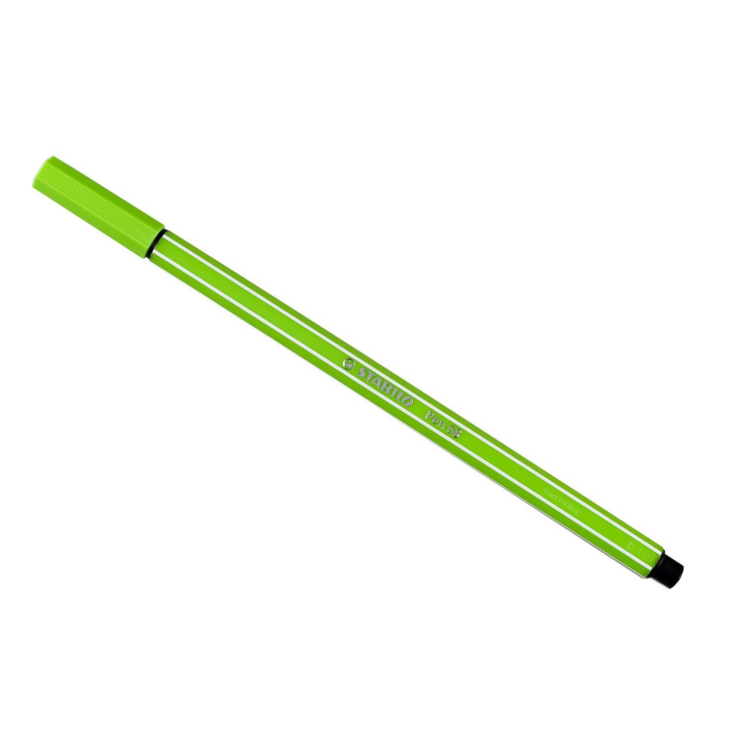 Stabilo Pen 68, 1 Piece of Felt tip, Middle tip Green laubgrün