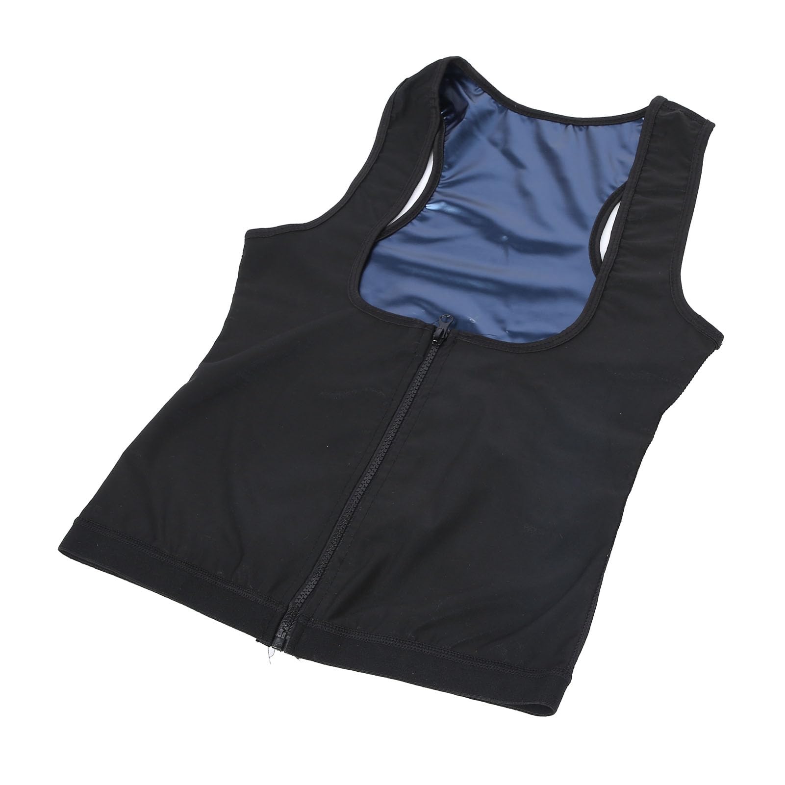 Corsetto da allenamento per donna, gilet con cerniera riscaldamento sudore canotta per sauna Body Shaper traspirante elastico bruciagrassi shapewear per dimagrire