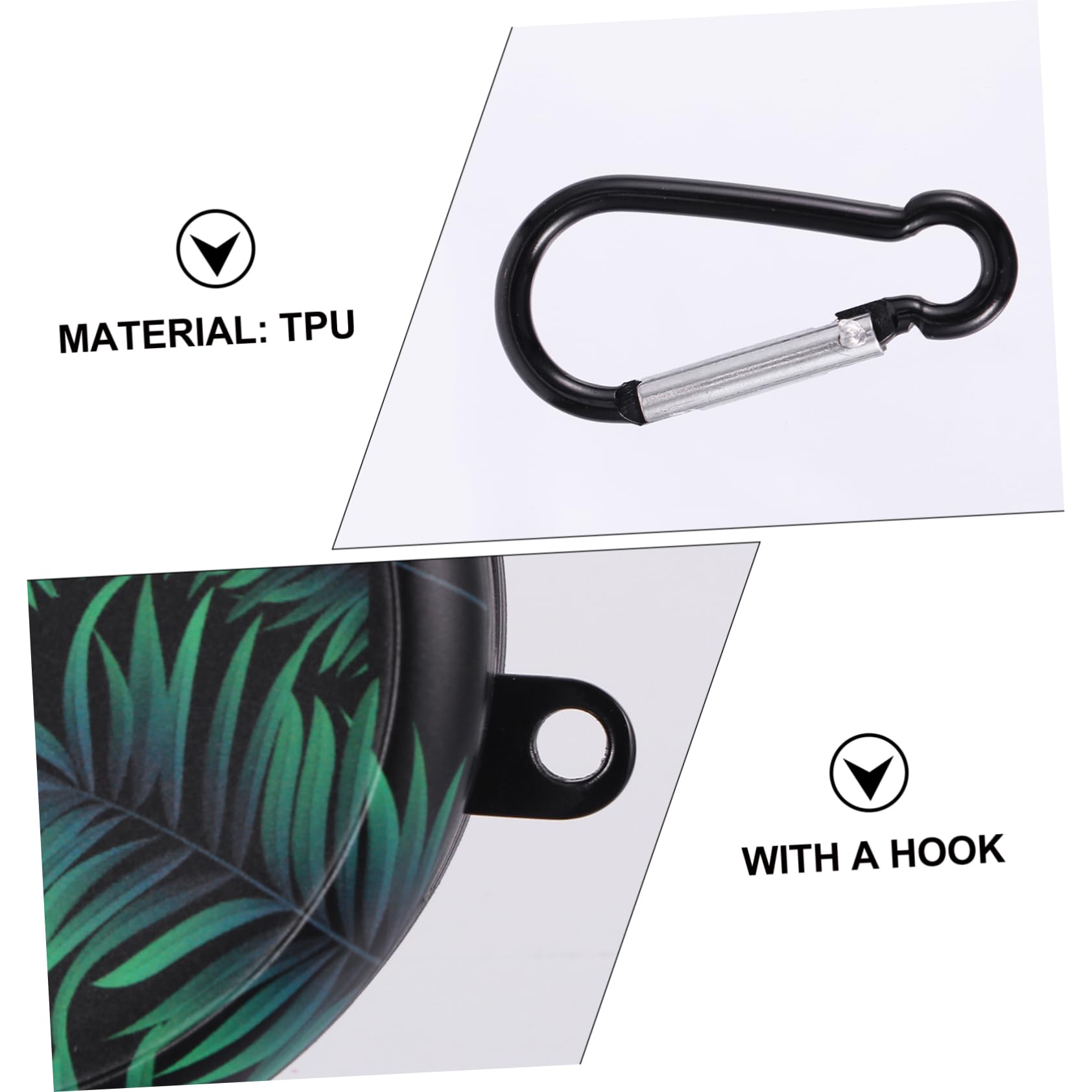 Uonlytech 3piezas Funda Protectora Portátil para Auriculares Inalámbricos Diseño Chic y Práctico Resistente Al Agua Sudor para Deportes y Almacenamiento Seguro