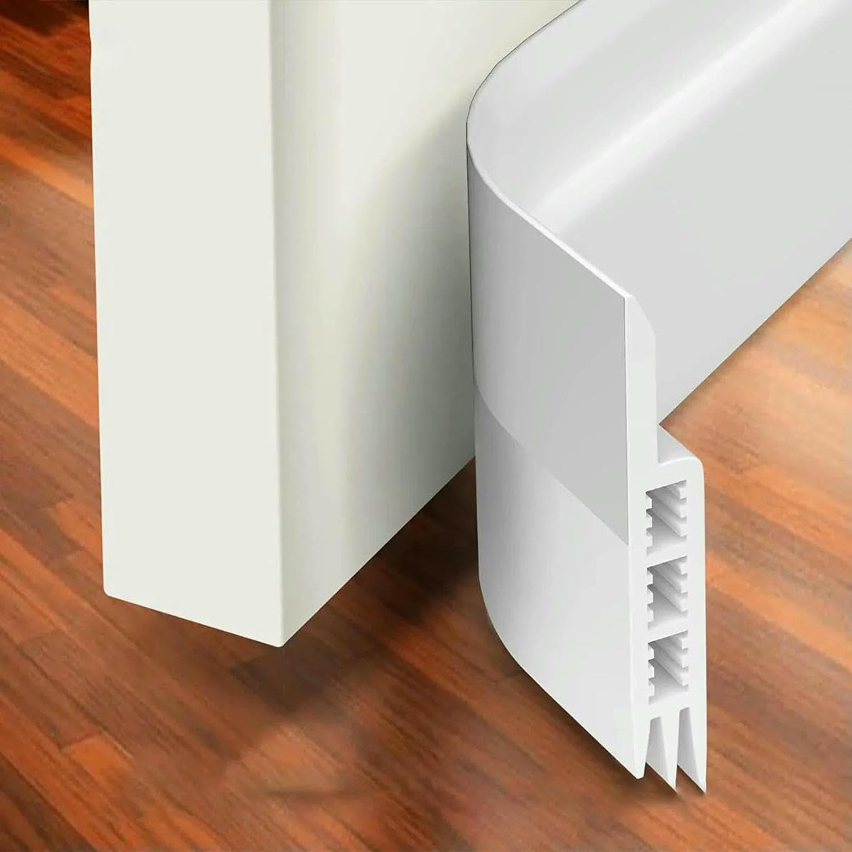 Yfshc White 1Pc 1 Meter Door Bottom Sealing Strip Self-Adhesive Aoors And,Sound Insulation, Windproof, Porous Sealing Strip