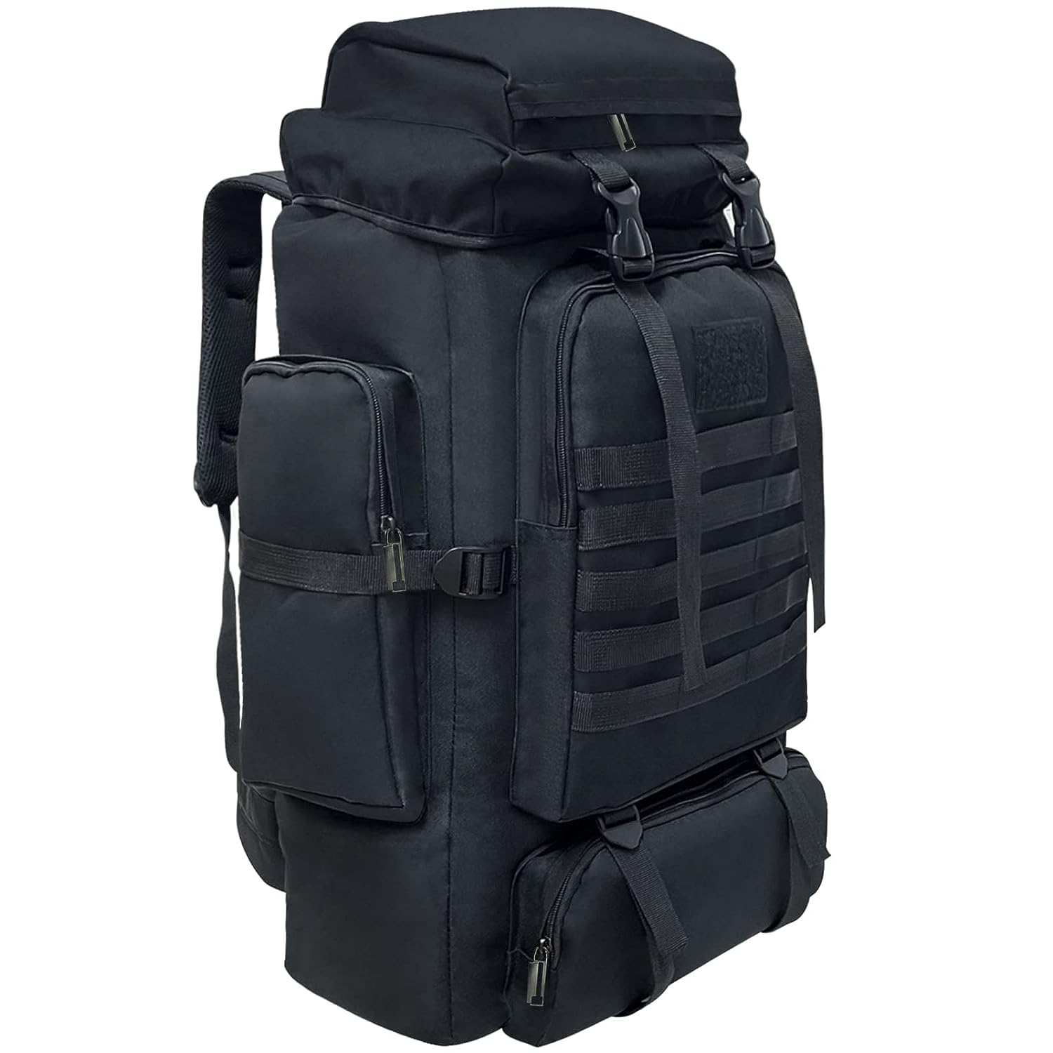 80L-100L Mochila de Senderismo Mochila de Camping Mochila Molle Táctica Militar al Aire Libre de Gran Viaje Escalada Montañismo Mochila de Mano Mochila de Trekking para Hombres y Mujeres