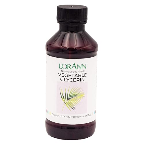 LorAnn Glicerina vegetal, botella natural de 4 onzas