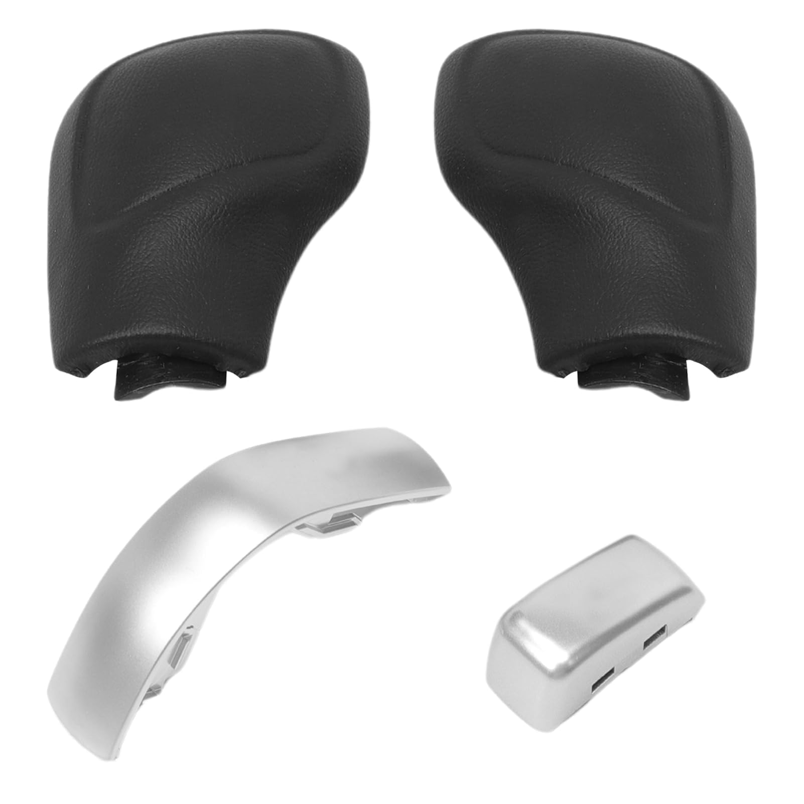 Schalthebelkopf Mit Chromleiste, Passend Für Volkswagen Golf 6, Golf 7 R, GTI, B7, B8, CC, R20, JTA, MK6, GLI, Schwarz. Schaltknauf
