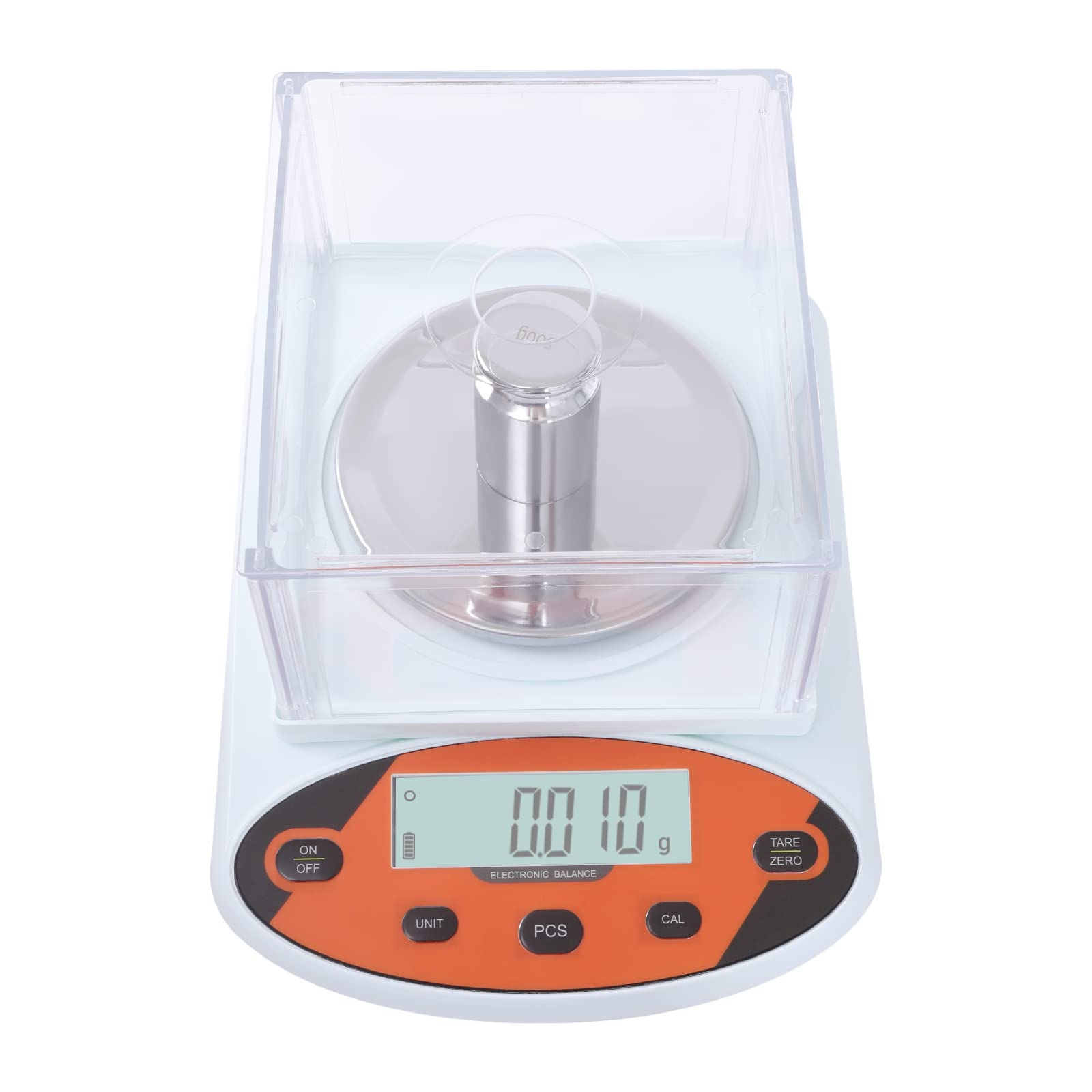 Báscula digital de laboratorio con parabrisas, báscula electrónica de alta precisión, 1000 g, 0,01 g, báscula electrónica analítica de precisión, báscula para joyería, pesaje de precisión para cocin