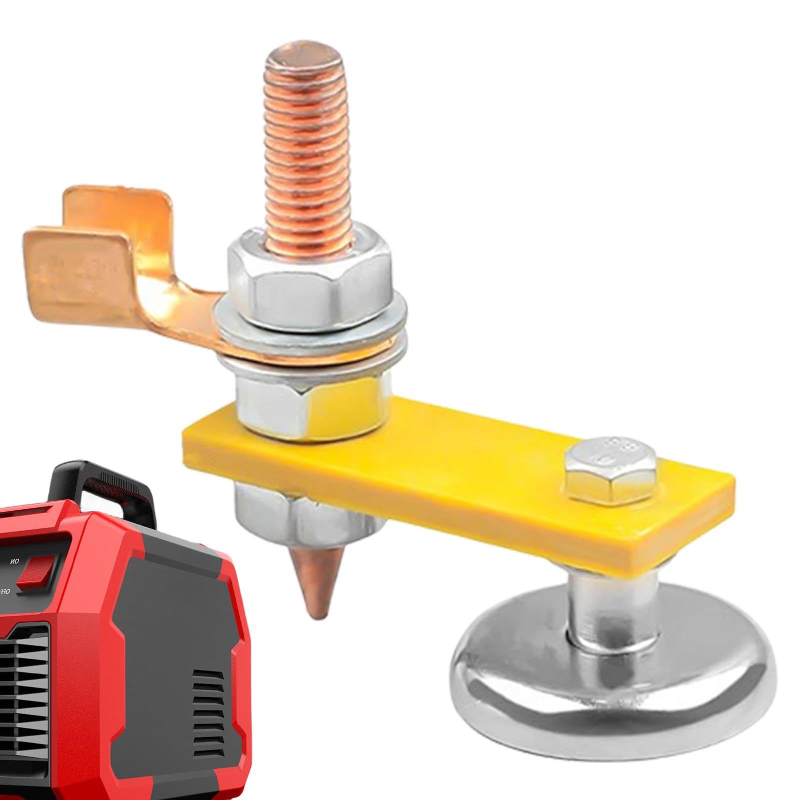 Holdes Monopod Welding Grounding Magnet - Welding Table Clamps, Magnetic Welding Grounding Clamp - Magnetic Welding Support, Welding Tools And Accessories, Earth Clamp For Welders