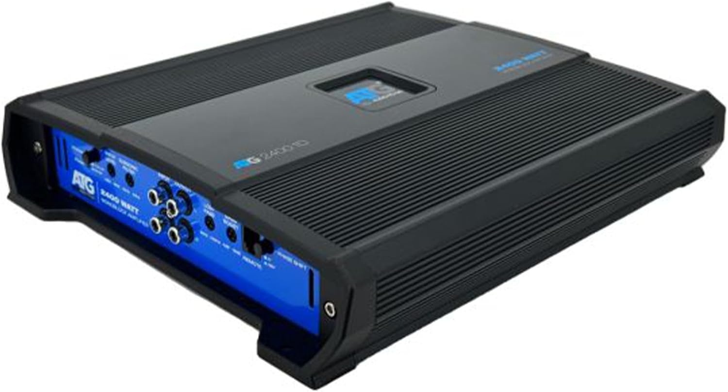 ATG Audio Class A/B 4-Channel Amplifier Plus 1-Ohm Stable Monoblock Amplifier