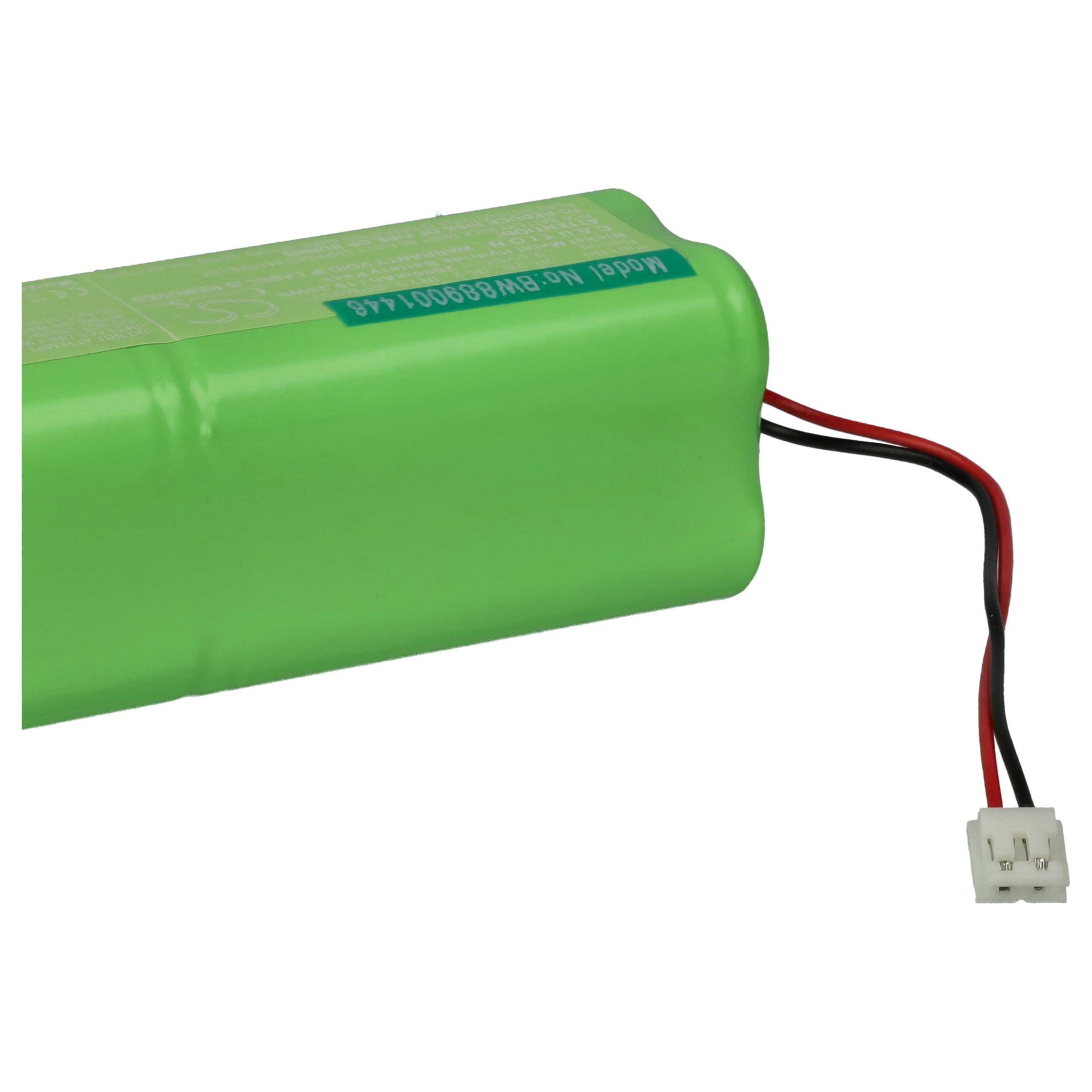 vhbw batteria compatibile con Spektrum Older DX6, DX7 controller per drone, telecomando (2000mAh, 9,6V, NiMH)