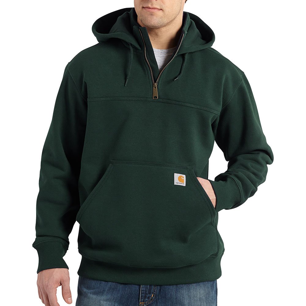 Carhartt Men's Rain Defender Paxton Heavyweight Hooded Sweatshirt - Green -  Small : Amazon.sg: Fashion