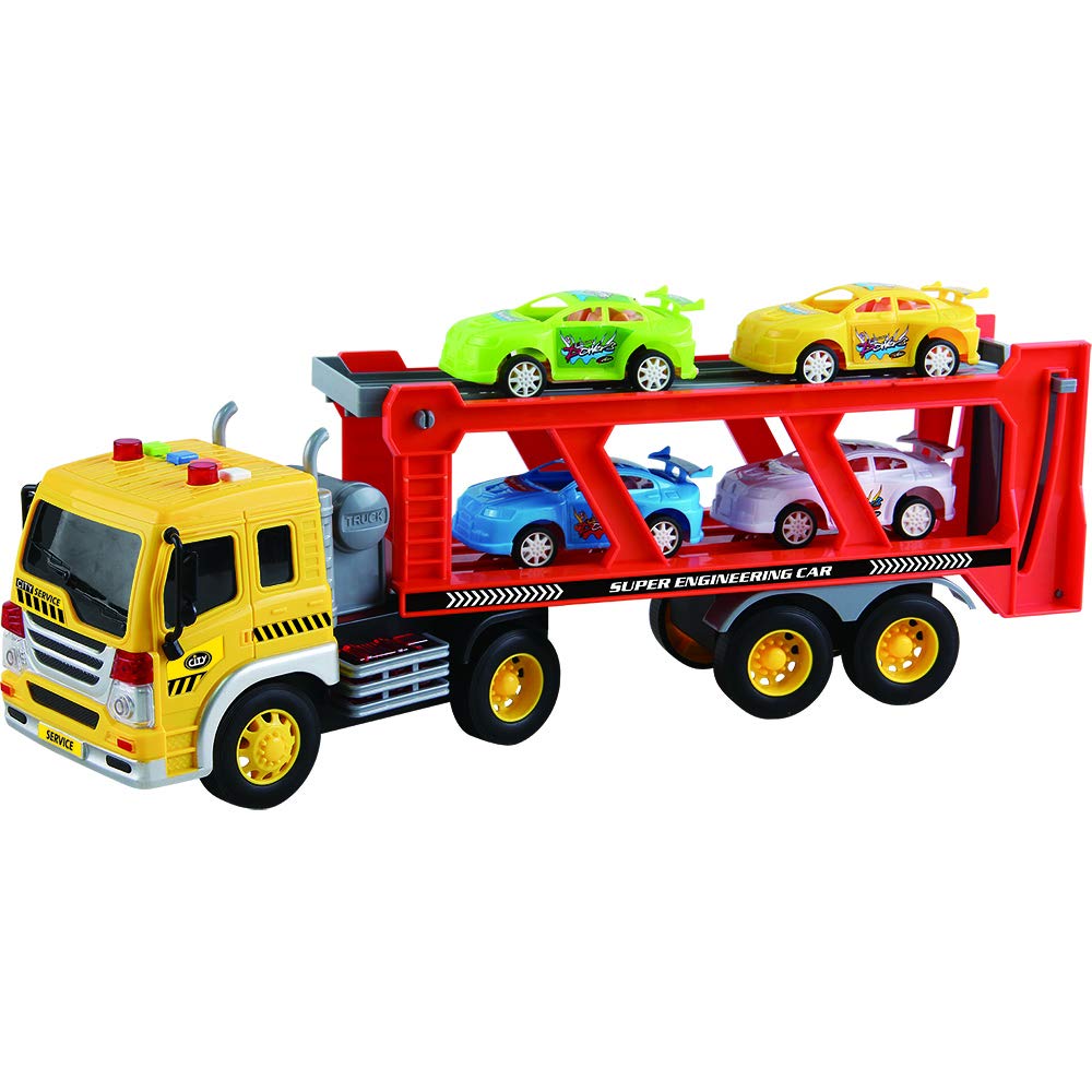 Tachan-Camión de Transporte de Vehículos, Escala 1:16, Color no Aplica (CPA Toy Group Trading S.L. 746T00465)