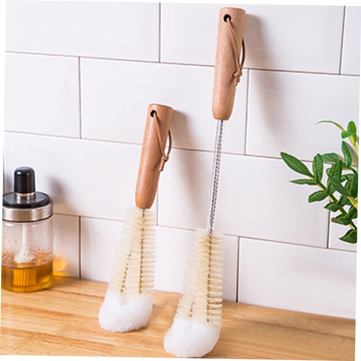 minkissy Coffee Cup Cleaning Brush Household Cleaning Bottle Brushes for Cleaning Limpiador De Biberones De Cleaning Brushes for Household Use Cup Brush Pot Beech Water Purifier Kettle
