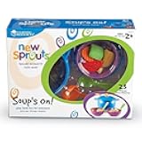 Learning Resources New Sprouts Soup's On! 23 Pieces, Ages 2+ Toddler Learning Toys, Pretend Play Food Set, Kitchen Toys for Kids