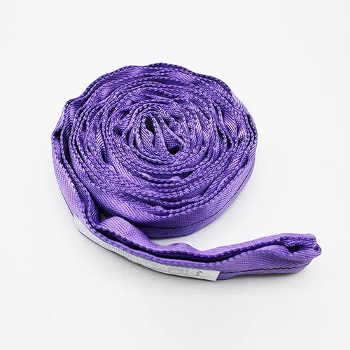 Miniatura 23 de Correas de elevación redondas sin fin de poliéster verde, 9 pies de longitud, 5,300 lb. Capacidad vertical, cesta de 10,600 libras 02 Verde