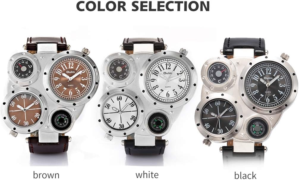 Carrie Hughes Men's Steampunk Automatic Watch Self-Winding Mechanical Skeleton Leather Watch