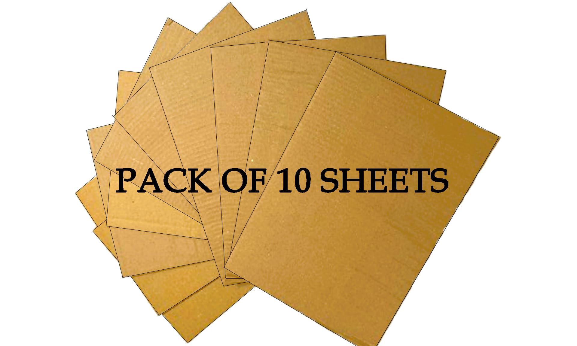 ARIHANT PACKERS Corrugated Flat Cardboard A3 sheets | Pack of 10 | 3 ply | Brown | DIY projects, Packing, Mailing, Arts & Crafts work, Packaging Inserts, Dividers-image-1