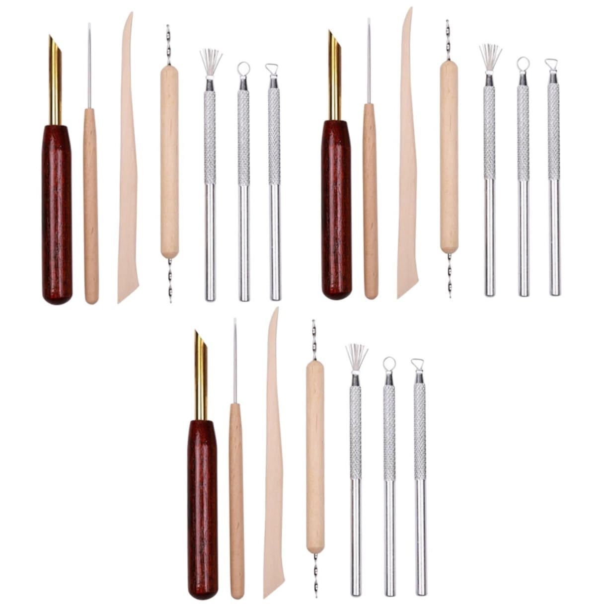 Angoily Juego De 3 Herramientas Para Esculpir Arcilla Para Trabajar Tallar Forma Tallar Para Empezar Hornear Arcilla Herramientas Modelar Kit Versátil Para Esculpir