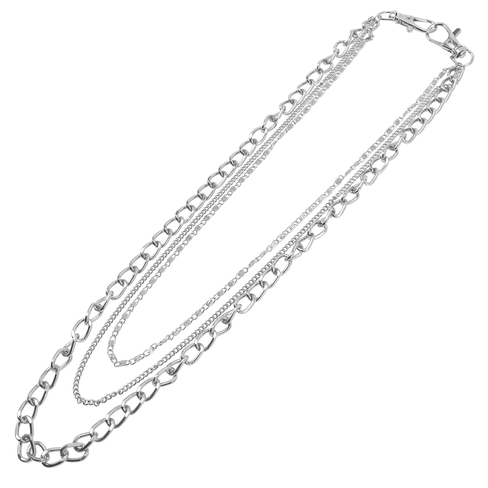 Didiseaon Body Chain Accessories 2pcs Pants Chains Chains Portable Jeans Chains Pants SupplySilver Aesthetic Emo Chain Belt