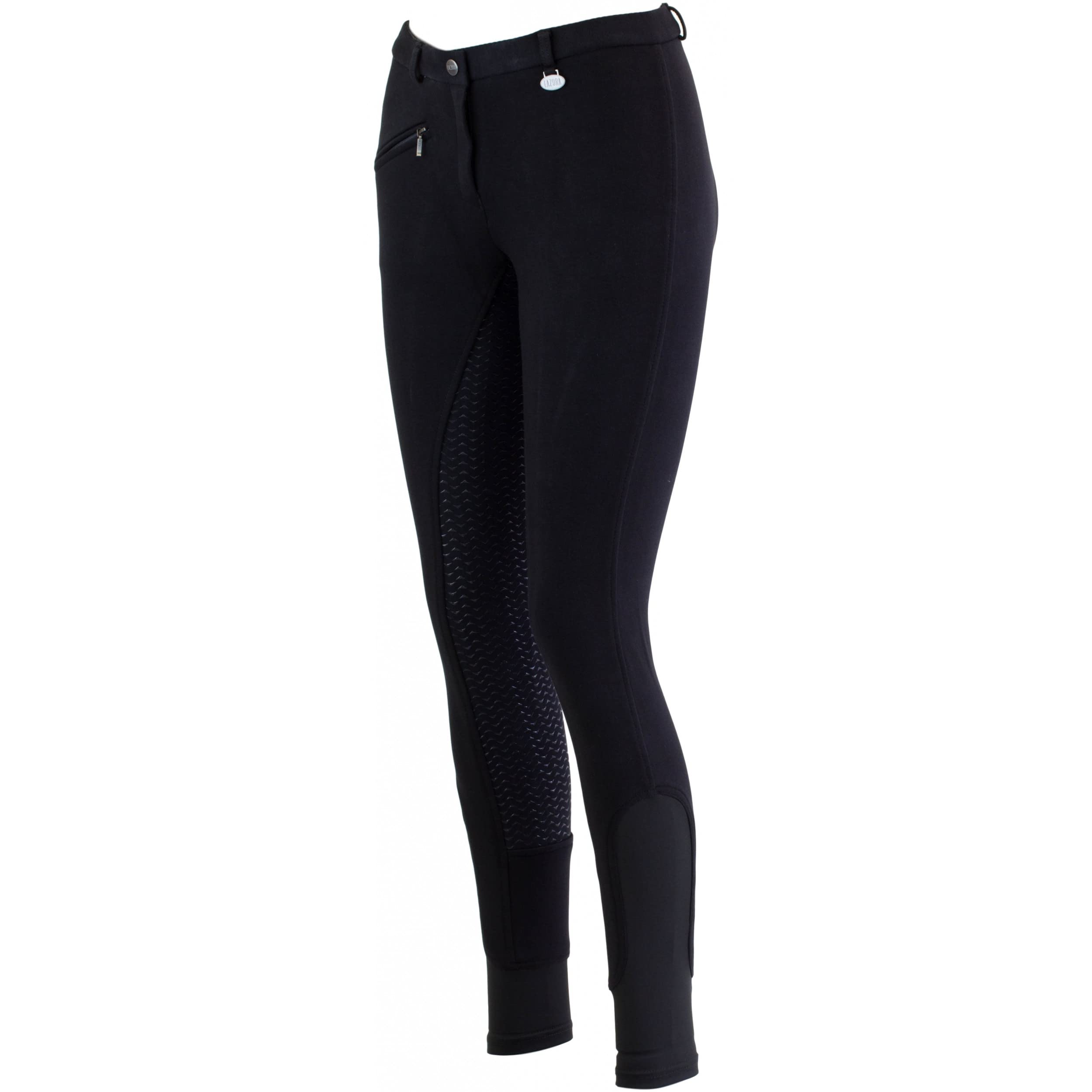 Lazura - Reithose Silikon Vollbesatz Comfort Hose für Damen, Kinder und Mädchen zum Reiten