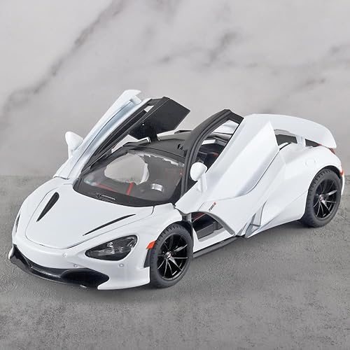 Miniatura 2 de OANMYJJO Boy Toy Sports Car 124 McLaren 720S Diecast Cars ModelCar Model with Sound Light and Pull BackBirthday Gifts for Kids Ages 3 Year and
