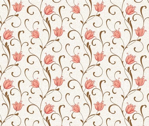 Image of Tundwal's Printed Cotton Reversible Dohar /AC Blanket for Double Bed |All Weather Light Weight | Rajasthani Printed Floral Design | Pack of 1-Brown Lotus