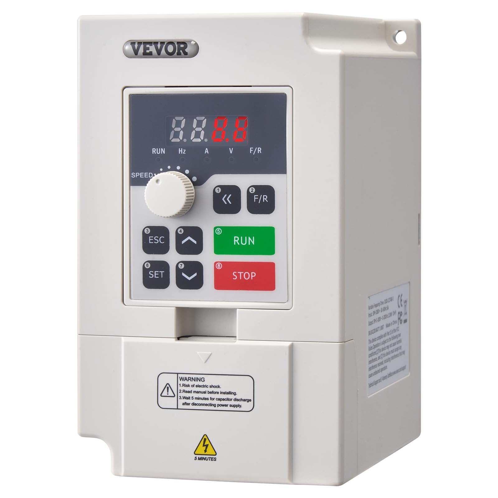 Entraînement à fréquence variable 2,2 kW VEVOR avec sortie haute fréquence 2000 Hz