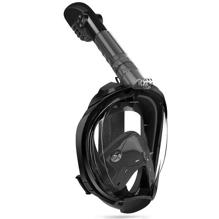 Buy OUSPT Full Face Snorkel Mask, Snorkeling Mask with Detachable Camera Mount, Panoramic 180