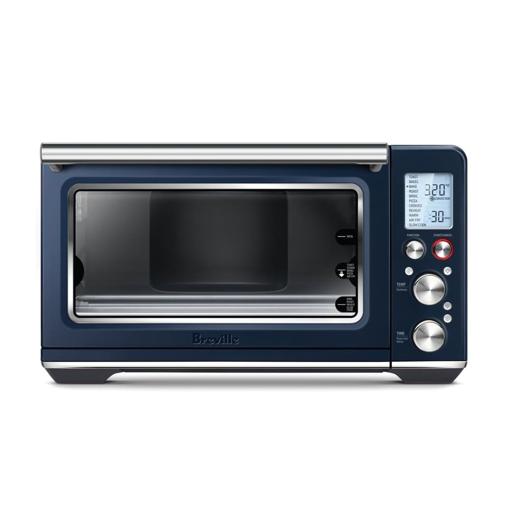 Breville the Smart Oven® Air Fryer, Convection Countertop Oven, Air Fryer Toaster Oven Combo, BOV860DBL, Damson Blue