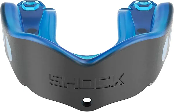 Shock Doctor Mouth Guard Sports, Hockey, Lacrosse, Baseball, Wrestling Moutguard, Gel Max Heavy Duty Protection & Custom Fit, Football Mouth Guard with Strap, Adult & Youth Mouthguard