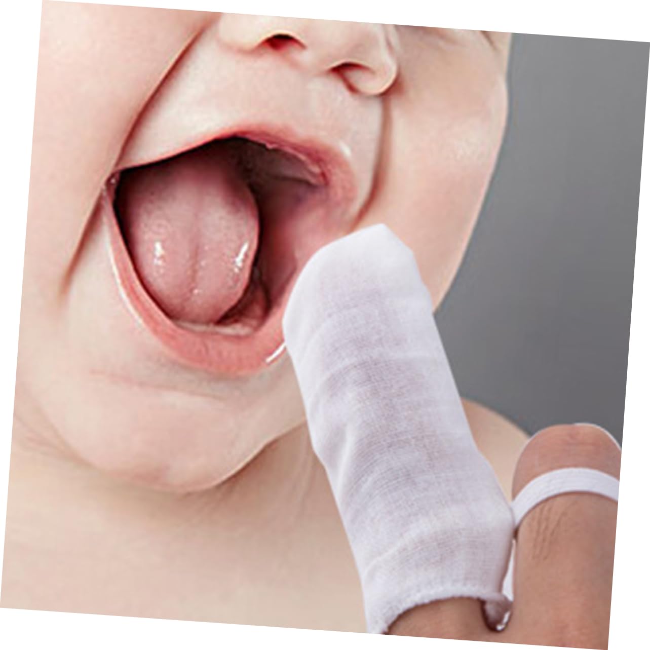 2sets Spazzolini Finger Per Orale Per e Gengive Resistente Abitudini Igieniche Fin