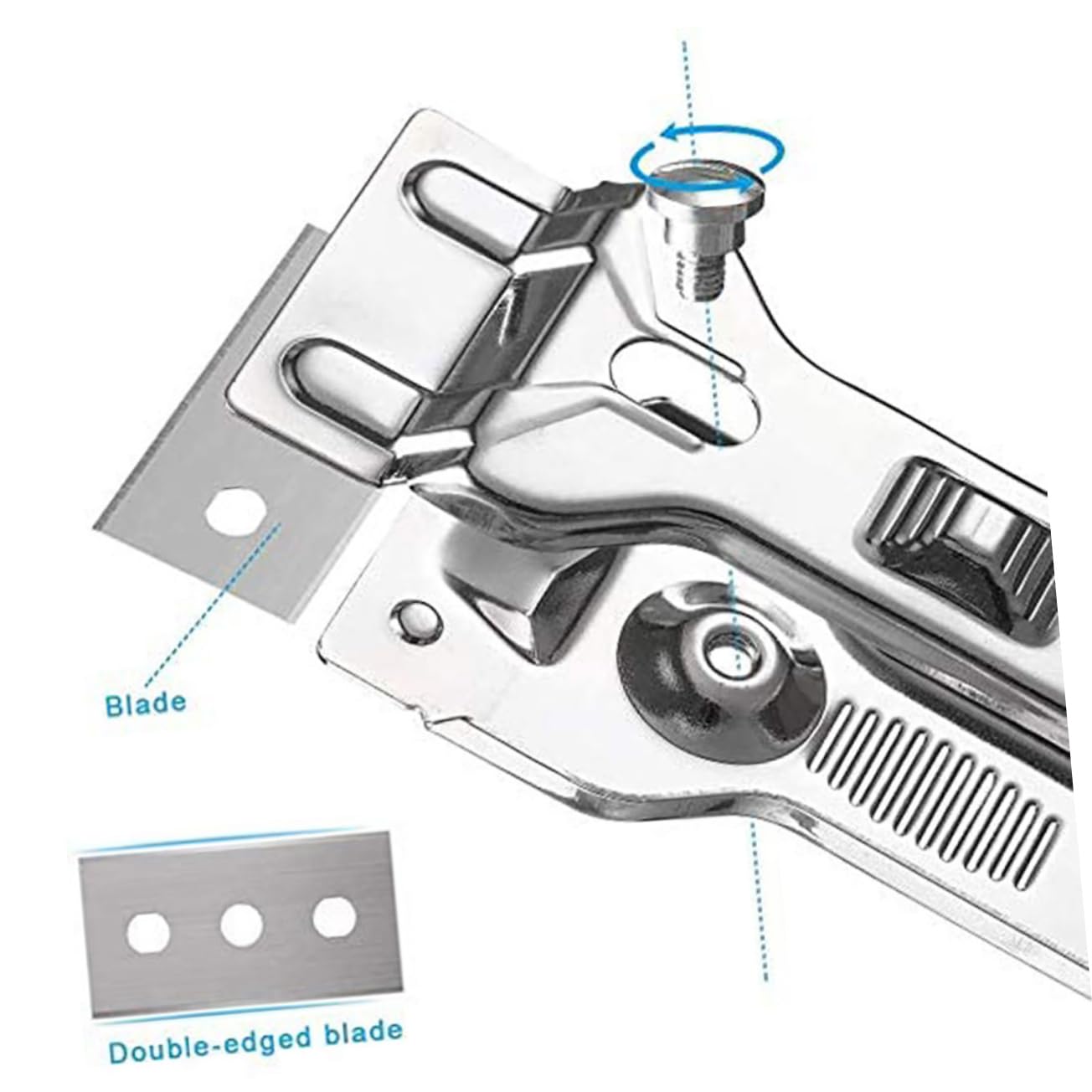 GLEAVI 3 Juegos Rascador de Vidrio y Cerámica con Cuchillas Intercambiables Kit de Limpieza Cocinas de Inducción y Vitrocerámica Sin Rayones de Usar