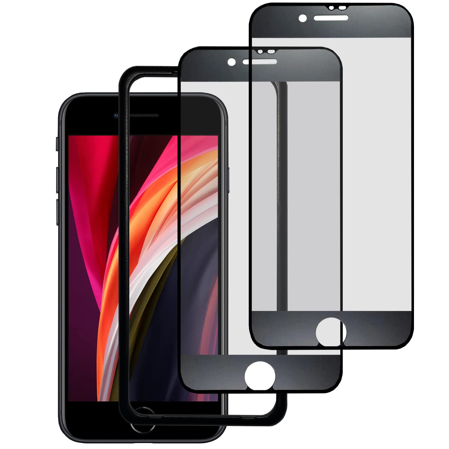 Amazon | 【2枚セット】 DXFAU iPhone SE第3世代 / SE第2世代 iPhone 8