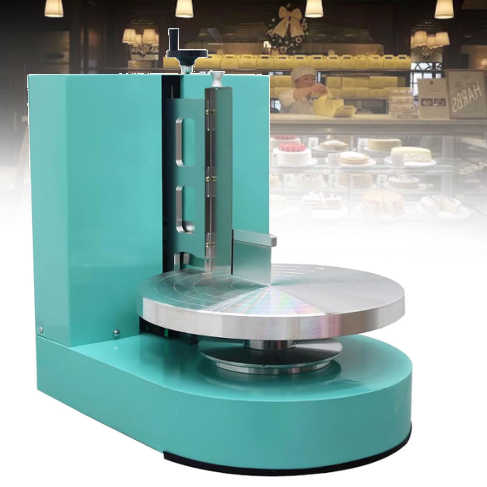 Machine à glaçage électrique pour gâteaux, idéale pour Le glaçage et Le nappage au Beurre, Parfaite pour Les boulangeries et Les gâteaux d'anniversaire.