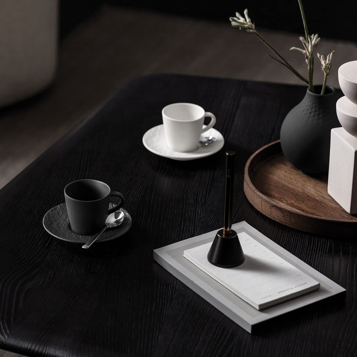 Villeroy & Boch Manufacture Rock zestaw 6 filiżanek do espresso czarne Ø 6,5 cm Porzelan