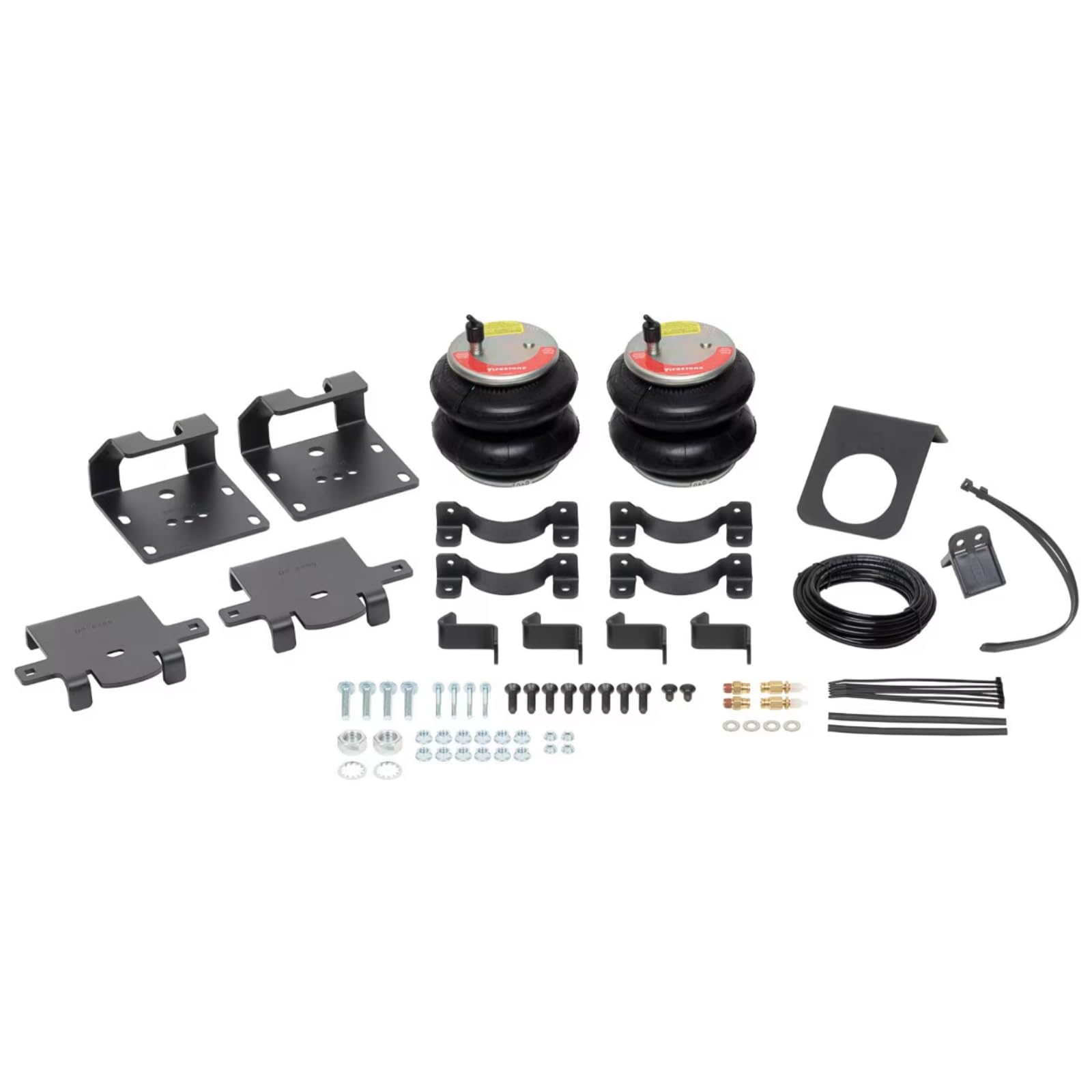 Firestone Airide 2709 Red Label Rear Air Springs Kit fits 2011-2025 Silverado Sierra 2500HD 3500HD | Load Capacity of 7,500 Pounds | 5-150 PSI | Easy Installation | No Drill Design