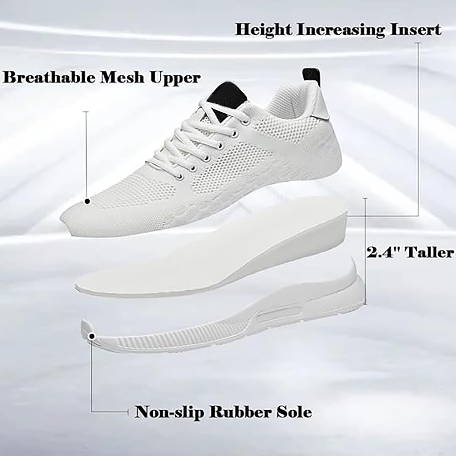 Scarpe da Corsa da Uomo Lavoro Corsa Leggero Scarpe da Ginnastica Mesh Fitness Comode Sneakers Uomo All'aperto Tennis Jogging Scarpe da Running Basket Running Ginnastica Scarpe da Corsa