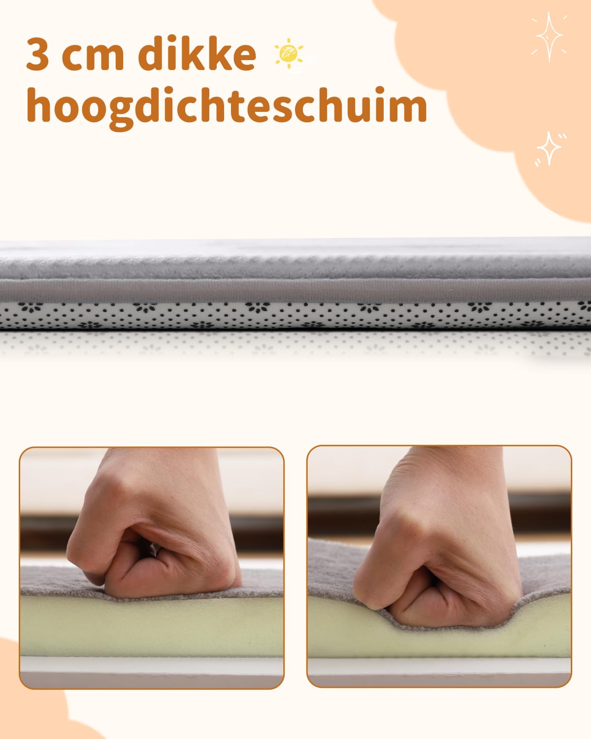 PolkaHome Kattenhangmat Voor Aan De Muur, Houten Kattenplank Met Witte Flanellen Bekleding Stabiel Kattenmeubel Om Te Slapen Spelen En Loungen Geschikt Voor Grote Katten