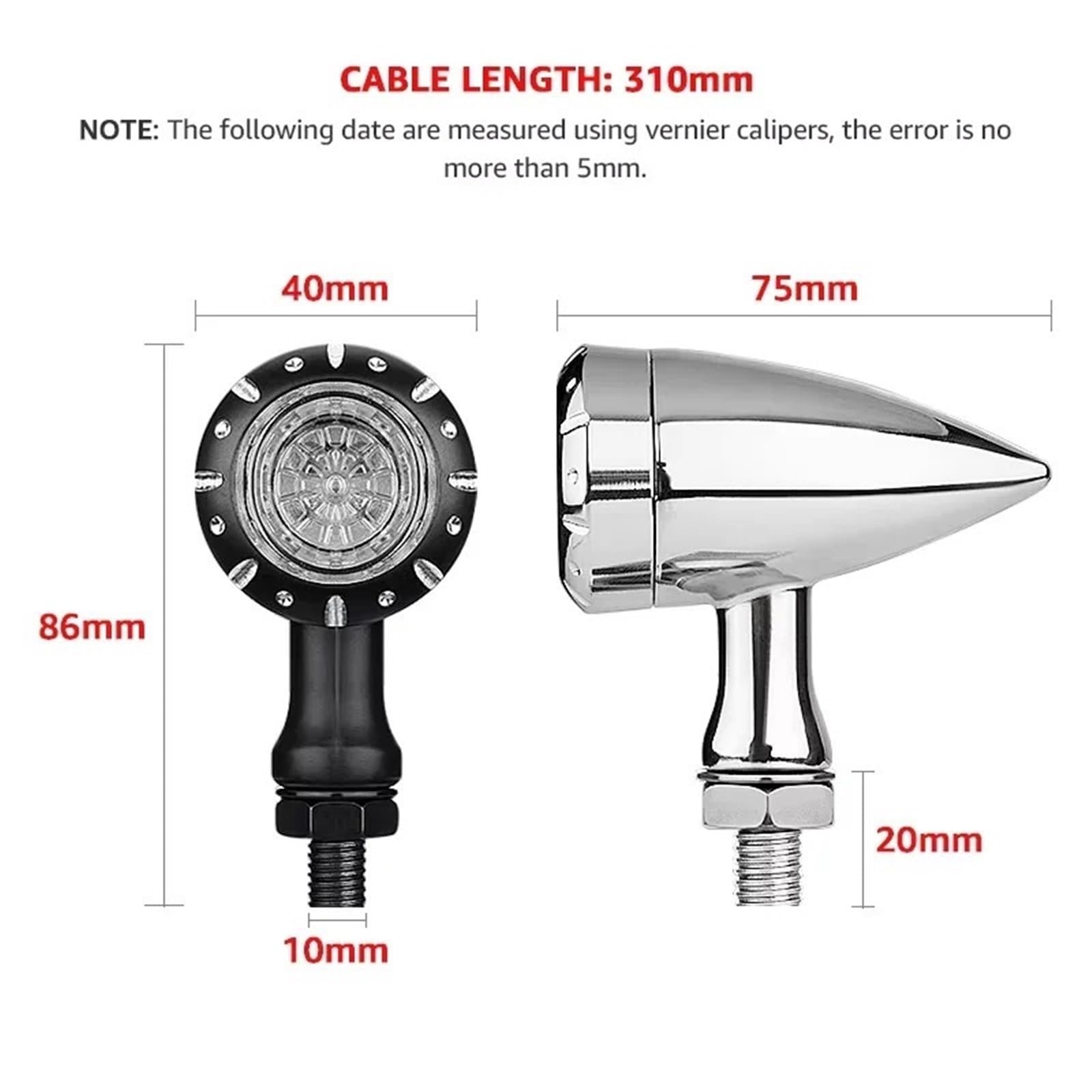 Clignotant pour moto pour feu de signalisation pour Harley pour Honda
