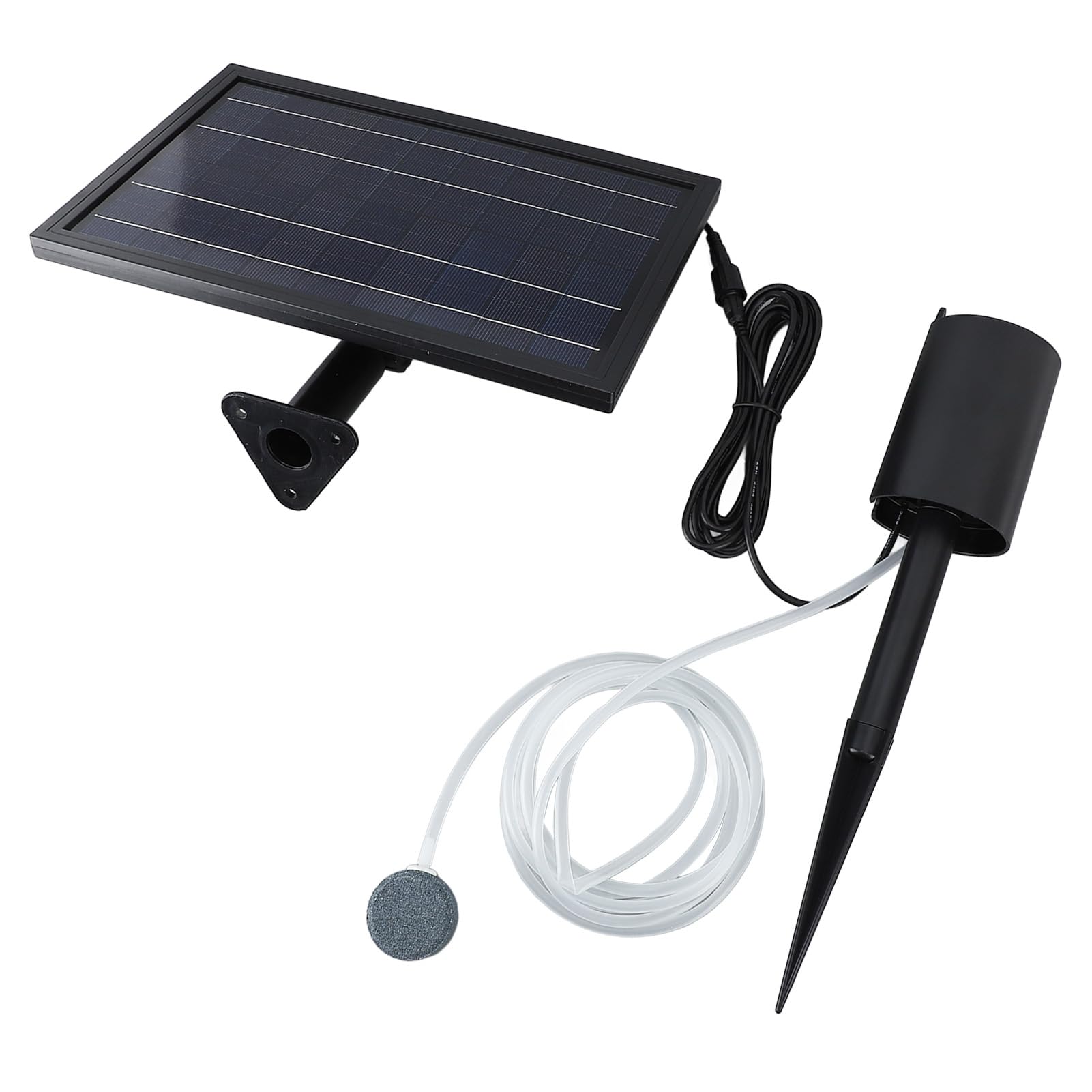Aeratore Solare, 10 V 8 W Pompa di Ossigeno Efficiente per Acquario per Stagno di Pesce, Aeratore di Stagno a Energia Solare, Fontana