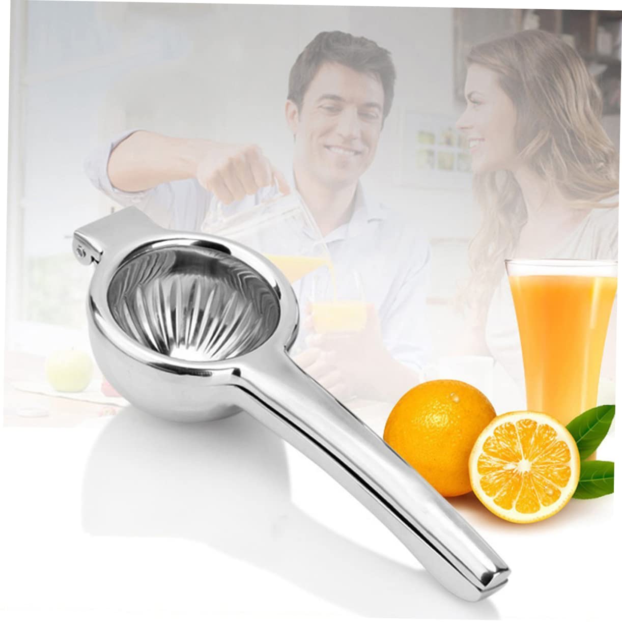 Cabilock Suministros De Cocina Exprimidor De Cítricos De Acero Inoxidable Exprimidor De Mano Exprimidor De Limón Prensador De Cítricos Aparato De Cocina Para El Hogar Exprimidor De Cocina