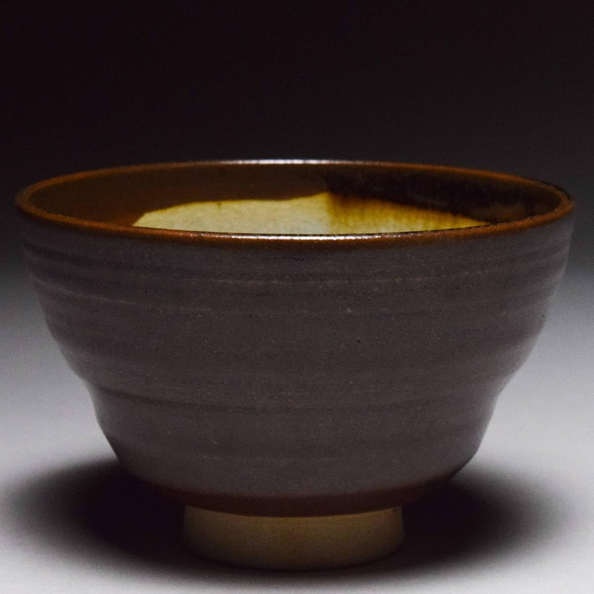 Amazon.co.jp: 膳所焼胴〆茶碗共箱茶道具陽炎園淡海ぜぜ【x-035】 303