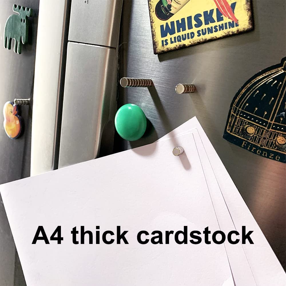 40 szt. 6x3mm Mini Magnesy (Rzeczywisty Rozmiar 6x2,6mm) - Małe Magnesy Neodymowe do Figurek, Modelarstwa, Druku 3D & DIY - Z Prętem Magnetycznym - MEALOS