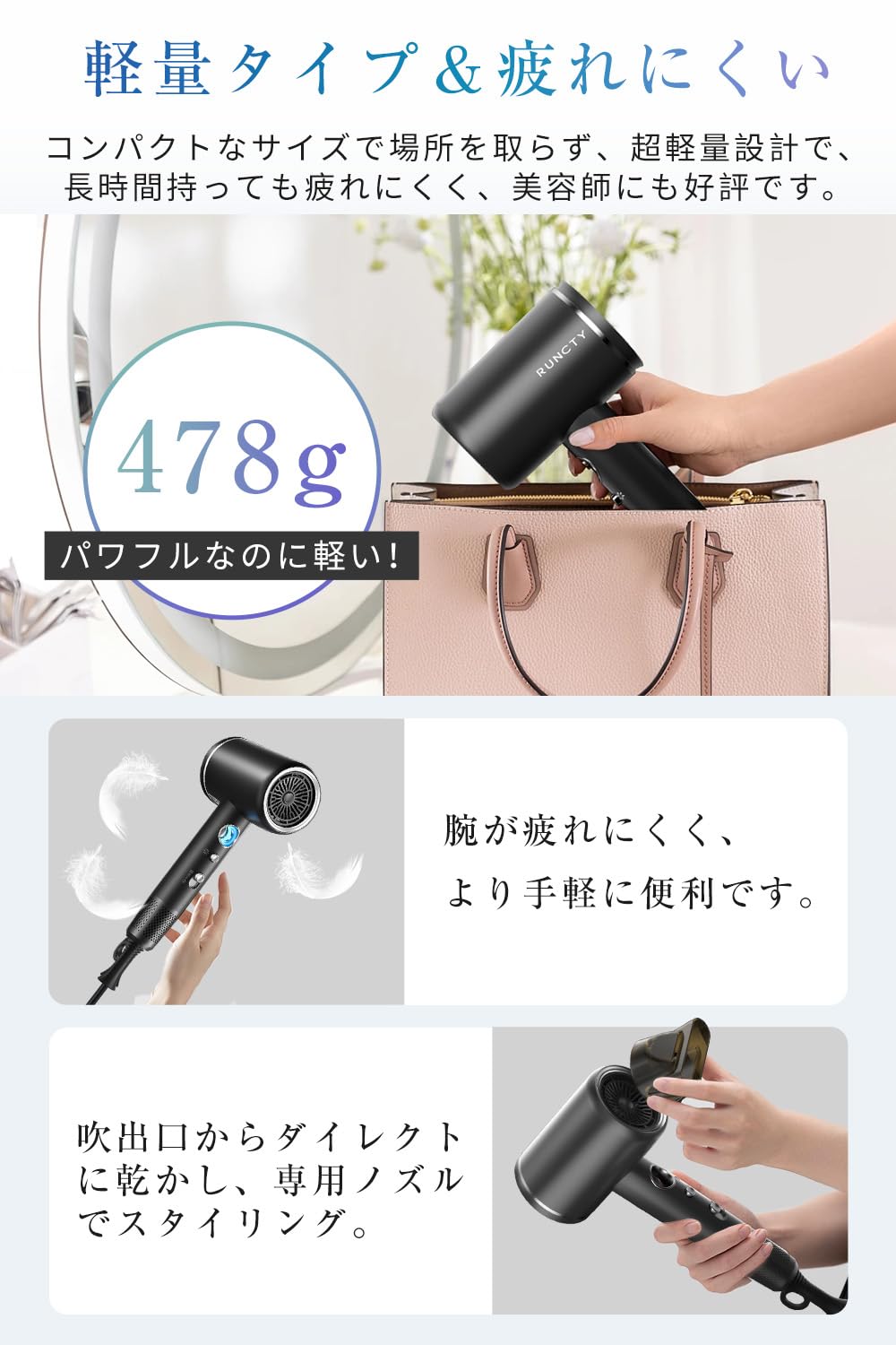 Amazon | ドライヤー 大風量 速乾 【美容師監修・速乾・人気おすすめ