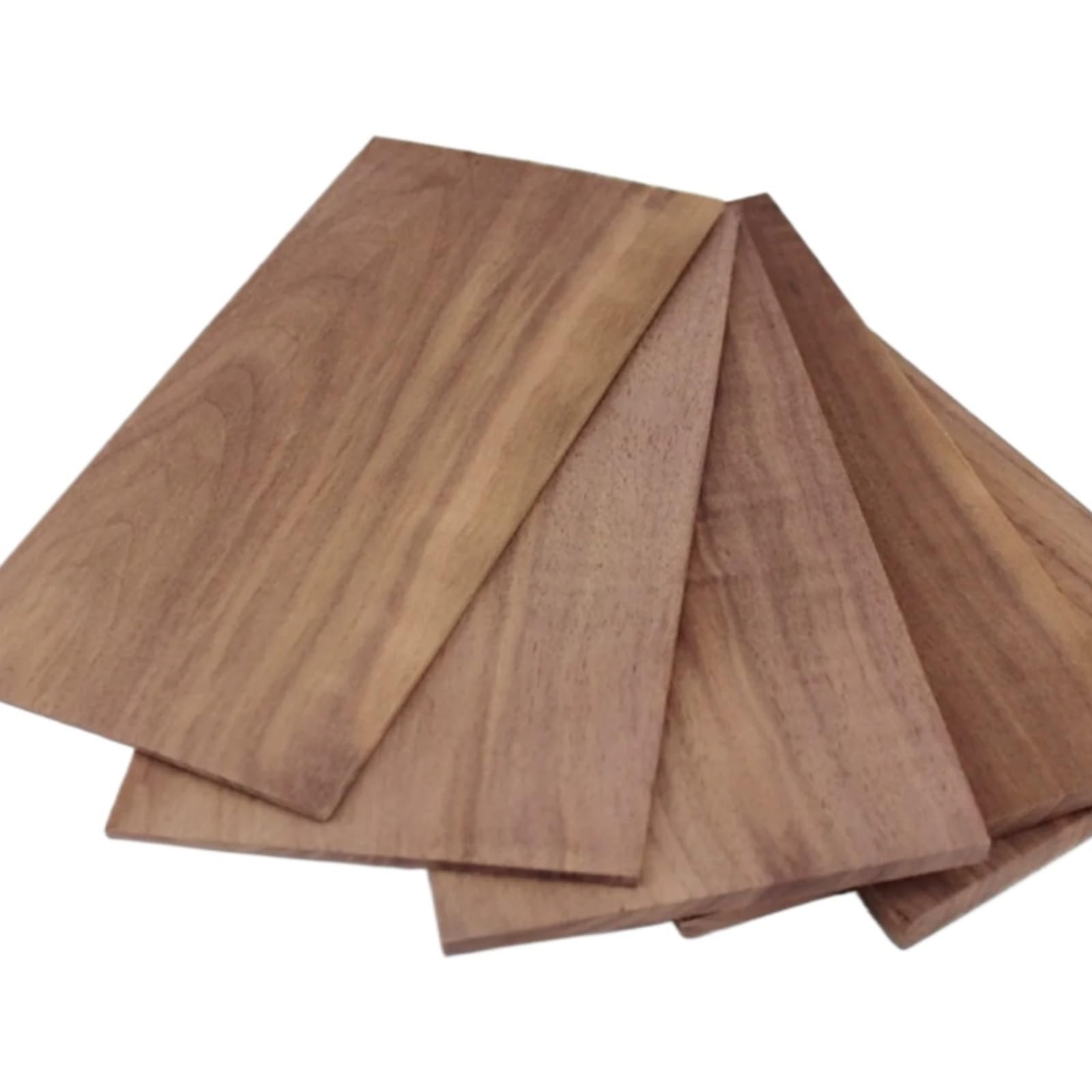 Rzemiosło drewniane, okleina z orzecha czarnego Ameryki Północnej 5 sztuk 200mm x 100mm, dla majsterkowiczów(3mm)