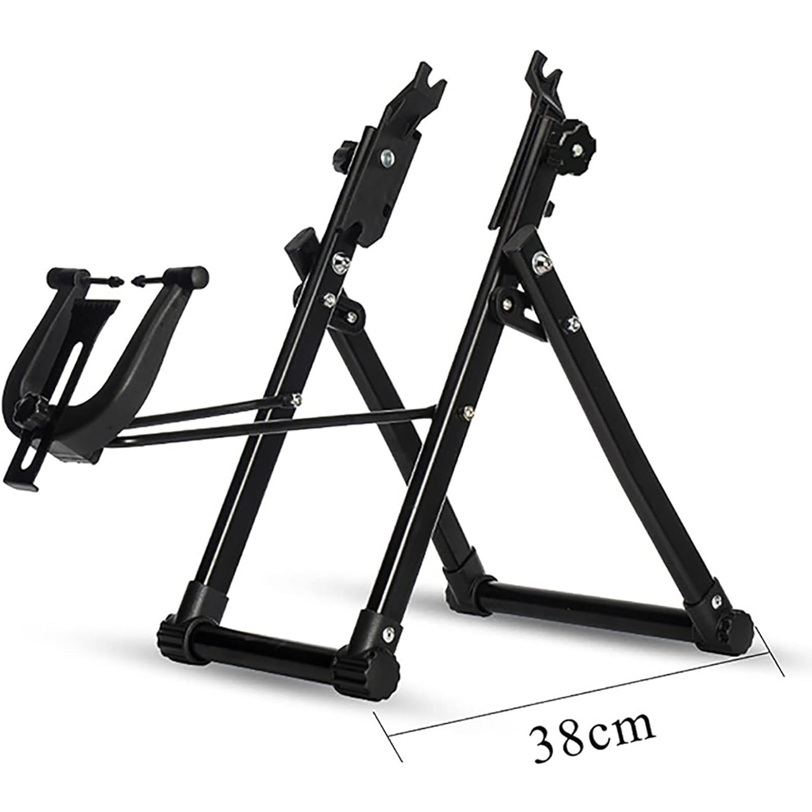 Support de réglage de jante de vélo pliable, support de correction de roue, outil de réparation de vélo, support de réparation de support de correction de roue, pliable, adapté à un usage domestique
