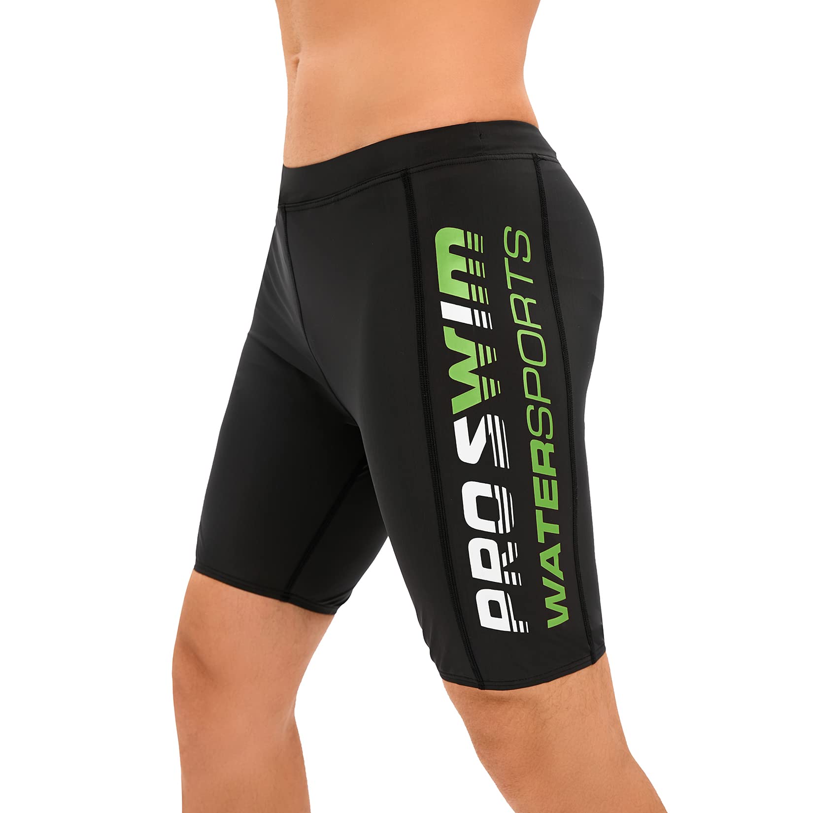Veranobreeze Traje de baño para Hombre Jammer Natación Competición Pantalones Endurance Long Racing Training Traje de baño