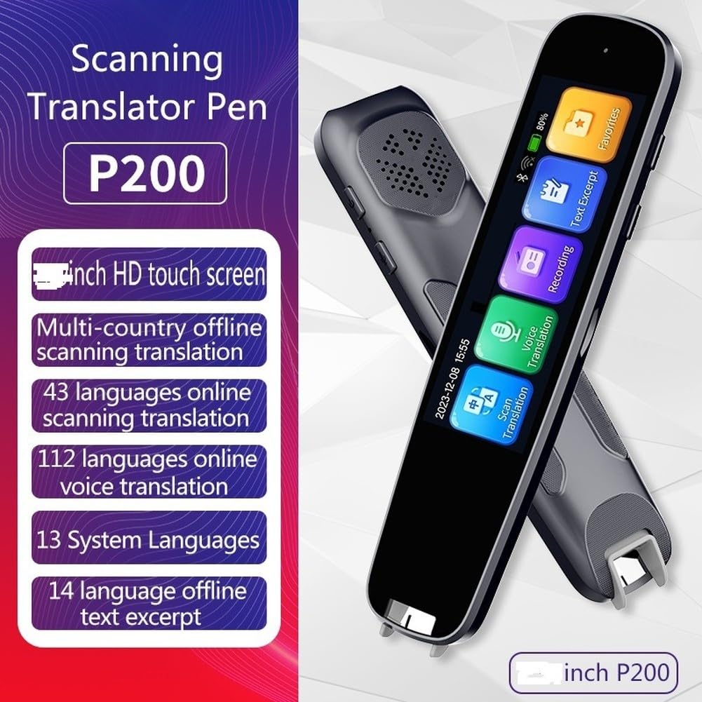 Machine de traduction intelligente: Scan hors ligne + 14 langues